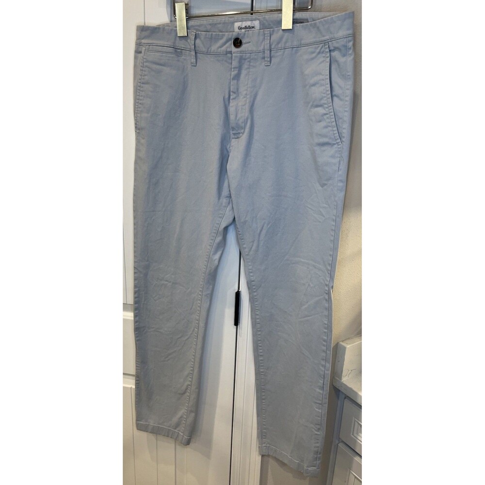 Men's Goodfellow Hennepin Light Blue Chino Slim Pants - Size 36x32